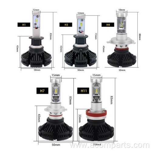 LED Headlights Bulbs DIY Automobiles Near Far Light